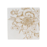 Splosh Full Bloom - Ceramic Coaster Gold Flower