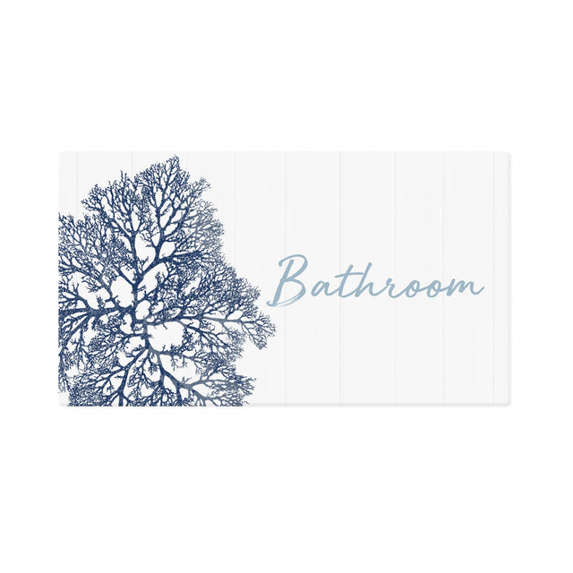 Splosh Hamptons Door Plaque - Bathroom