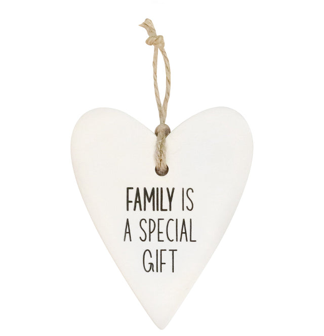 The Family Loving Heart makes a meaningful gift for a special family member.