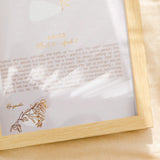 Aries Zodiac Print. The Mystique Collection features whimsical and feminine illustrations combined with a pastel colour pallete. The collection features 12x framed prints with character profiles for each astrological star sign and gold foil detail for an elegant finished look. Positive and playful, the Mystique Collection offers the perfect personalised gift solution.