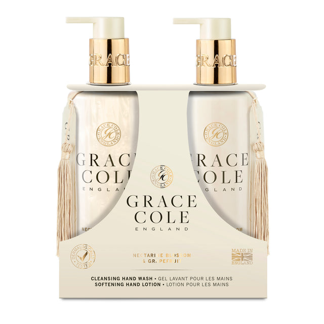 Grace Cole Hand Care Duo 300ml Nectarine Blossom & Grapefruit
