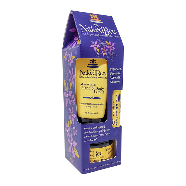 Naked Bee Gift Collection - Lavender & Beeswax
