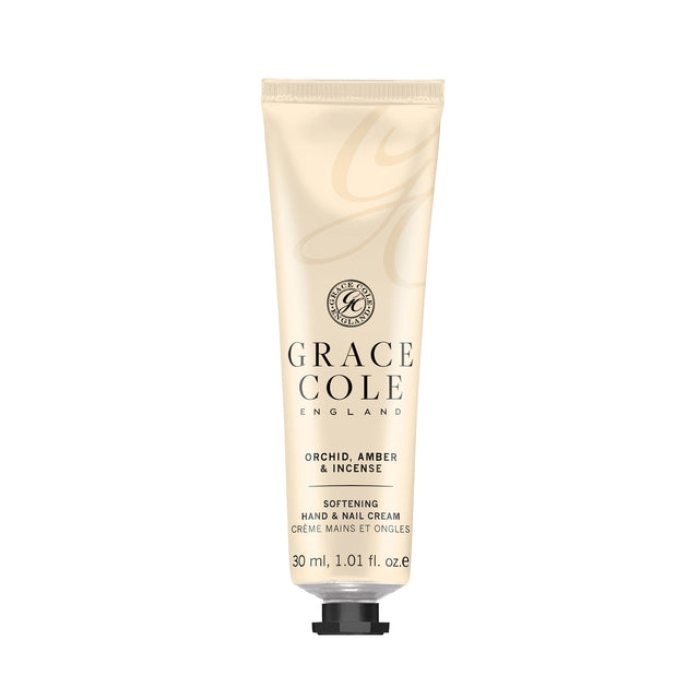Grace Cole Hand & Nail Cream 30ml Orchid, Amber & Incense