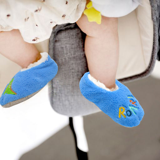 Splosh Toddler Blue Dinosaur Slippers