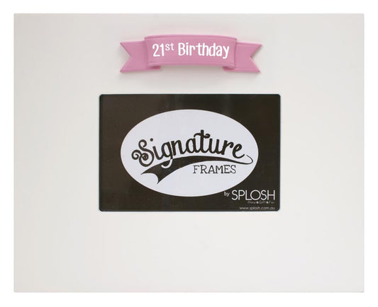 Splosh Signature Frame - 21 Pink