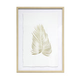 Splosh Tranquil Framed Wall Art 44x46 - Gold Leaf