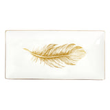 Splosh Tranquil Small Platter - Gold Feather