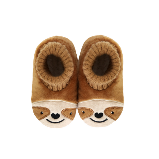 Splosh Baby Brown Sloth Slippers
