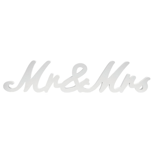 Splosh Wedding - Mr & Mrs Table Word