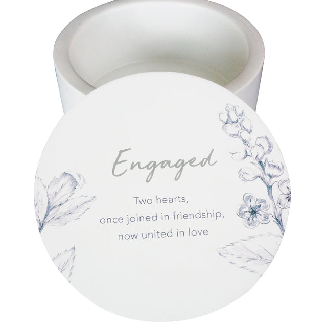 Splosh Engagement - Engaged Round Trinket Box