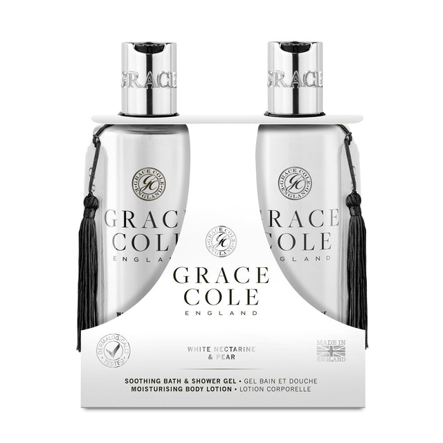 Grace Cole Body Care Duo 300ml White Nectarine & Pear