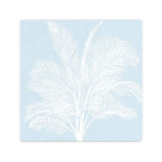 Splosh Tranquil Ceramic Coaster - Blue Palm