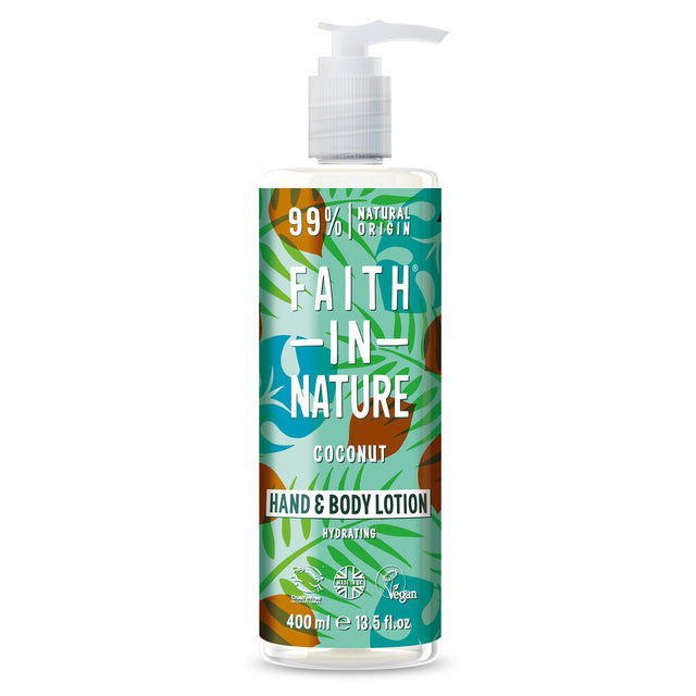 Faith In Nature Coconut Hand and Body Lotion 400ml