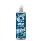 Faith In Nature Fragrance Free Body Wash 400ml for sensitive skin