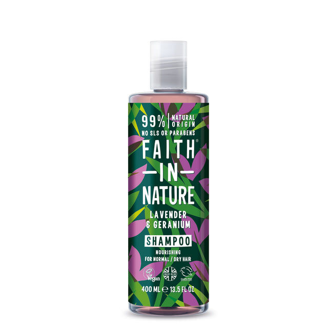 Faith in Nature Lavender and Geranium Shampoo 400ml