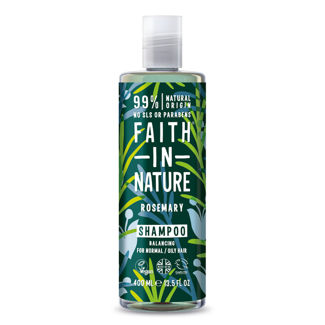 Faith in Nature Rosemary Shampoo 400ml for normal hair and scalp