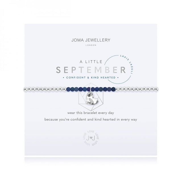 Joma Jewellery Bracelet - a little BIRTHSTONE SEPTEMBER LAPIS