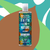 Natural coconut body wash for gentle everyday cleansing