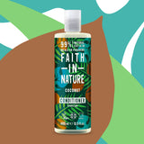 Natural coconut conditioner formulated for dry hair and scalp