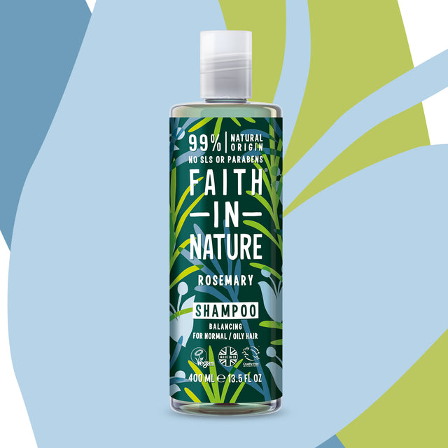Natural rosemary shampoo for healthy refreshed hair and scalp